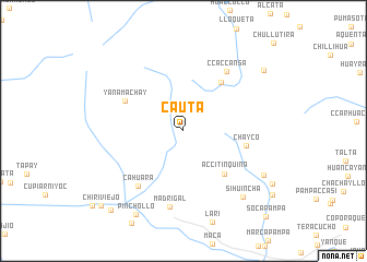 map of Cauta