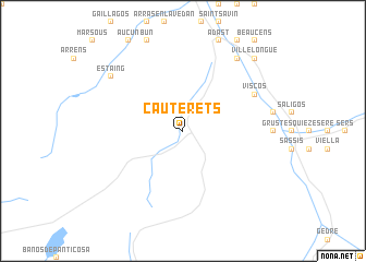 map of Cauterets