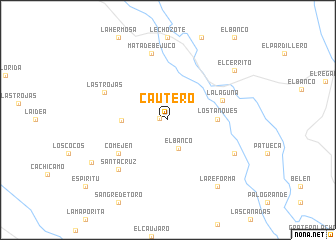 map of Cautero