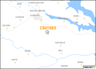 map of Cauthen