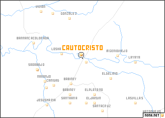 map of Cauto Cristo