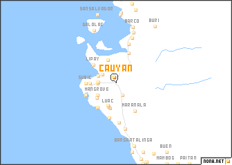 map of Cauyan