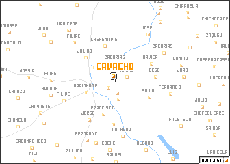 map of Cavacho