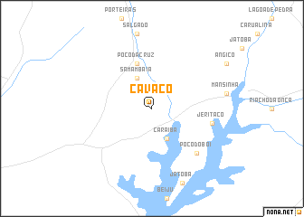 map of Cavaco