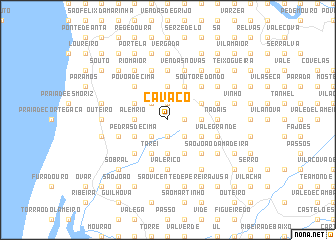 map of Cavaco