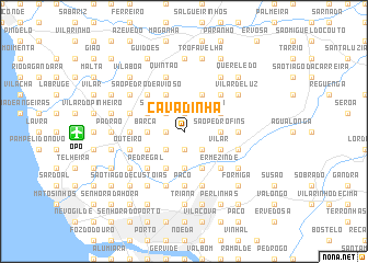 map of Cavadinha
