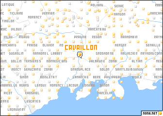 map of Cavaillon