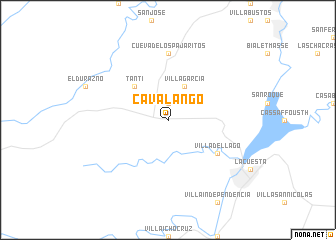 map of Cavalango