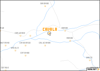 map of Cavala