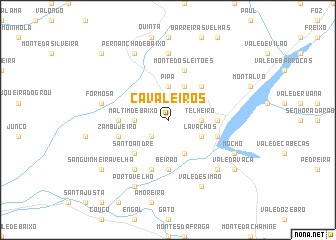 map of Cavaleiros