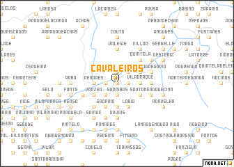 map of Cavaleiros