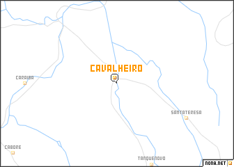 map of Cavalheiro