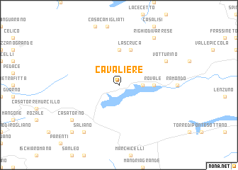 map of Cavaliere