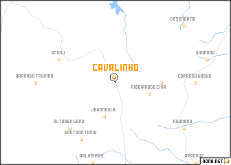 map of Cavalinho