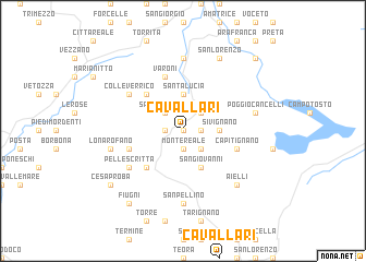 map of Cavallari