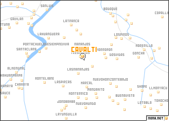 map of Cavaltí