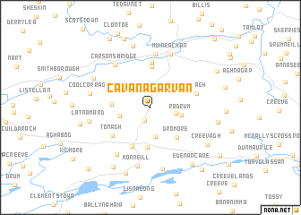 map of Cavanagarvan