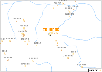 map of Cavanga