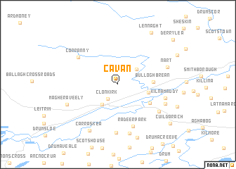map of Cavan