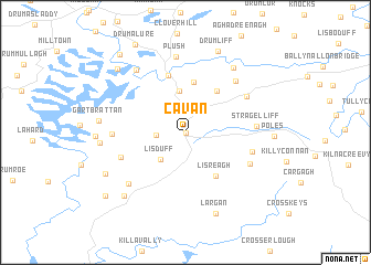 map of Cavan