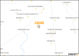 map of Cavao