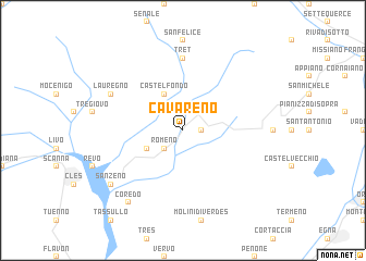 map of Cavareno