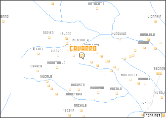 map of Cavarro