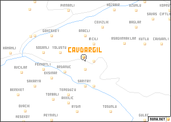 map of Çavdargil