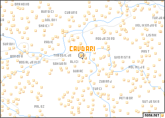 map of Čavdari