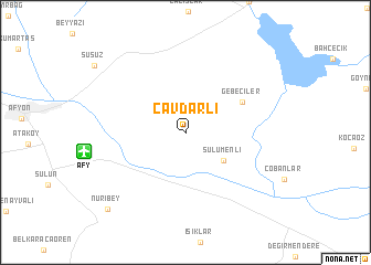 map of Çavdarlı