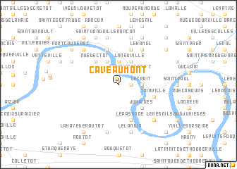 map of Caveaumont