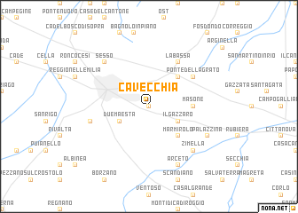 map of Ca Vecchia