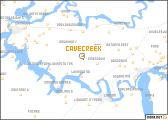 map of Cave Creek