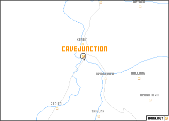 map of Cave Junction