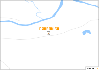 map of Cavendish