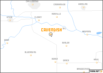 map of Cavendish