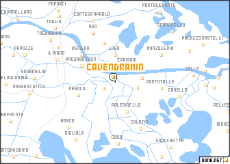 map of Ca Vendramin