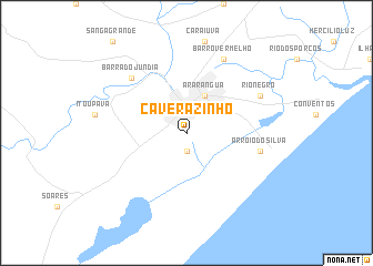 map of Caveràzinho