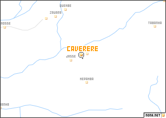 map of Caverére