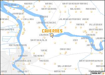 map of Cavernes