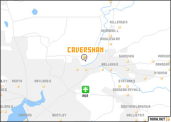 map of Caversham