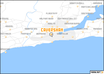 map of Caversham