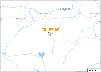 map of Caveside