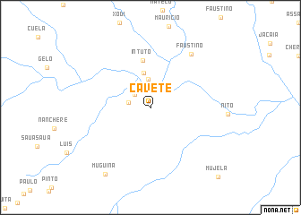 map of Cavete