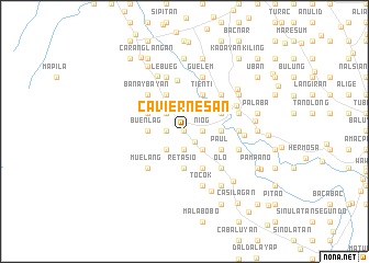 map of Caviernesan