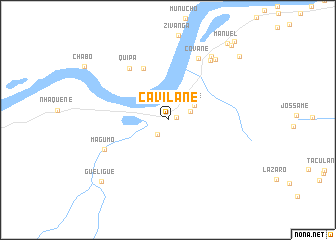 map of Cavilane