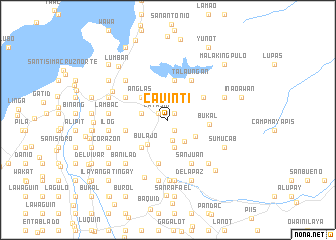 map of Cavinti