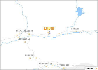 map of Cavin