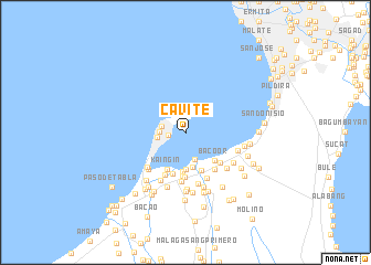 map of Cavite