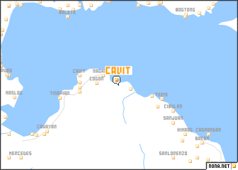 map of Cavit